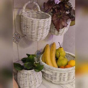 Плетеные изделия из бумажной лозы